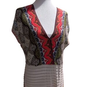 Ivko Cotton Jacquard Knit Tunic Dress Womens EU 44, US 12